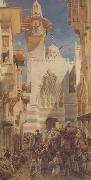 Gustavo Simoni L'Arrivee des mariees (mk32) oil painting